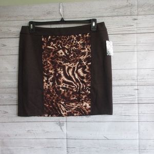 NWT - NUE OPTIONS knit skirt - sz PL - MSRP $40.00